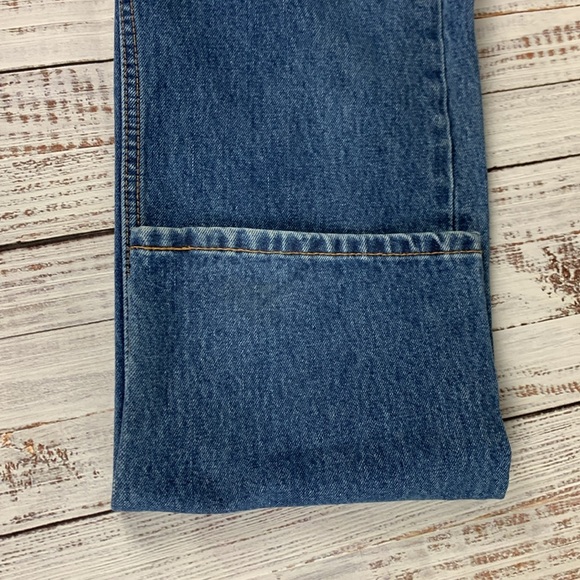 Levis "505" boot cut blue jeans sz 35 x 30 - Picture 9 of 15